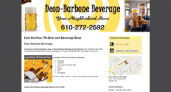 Desktop Screenshot of deonbarbonebeverage.com